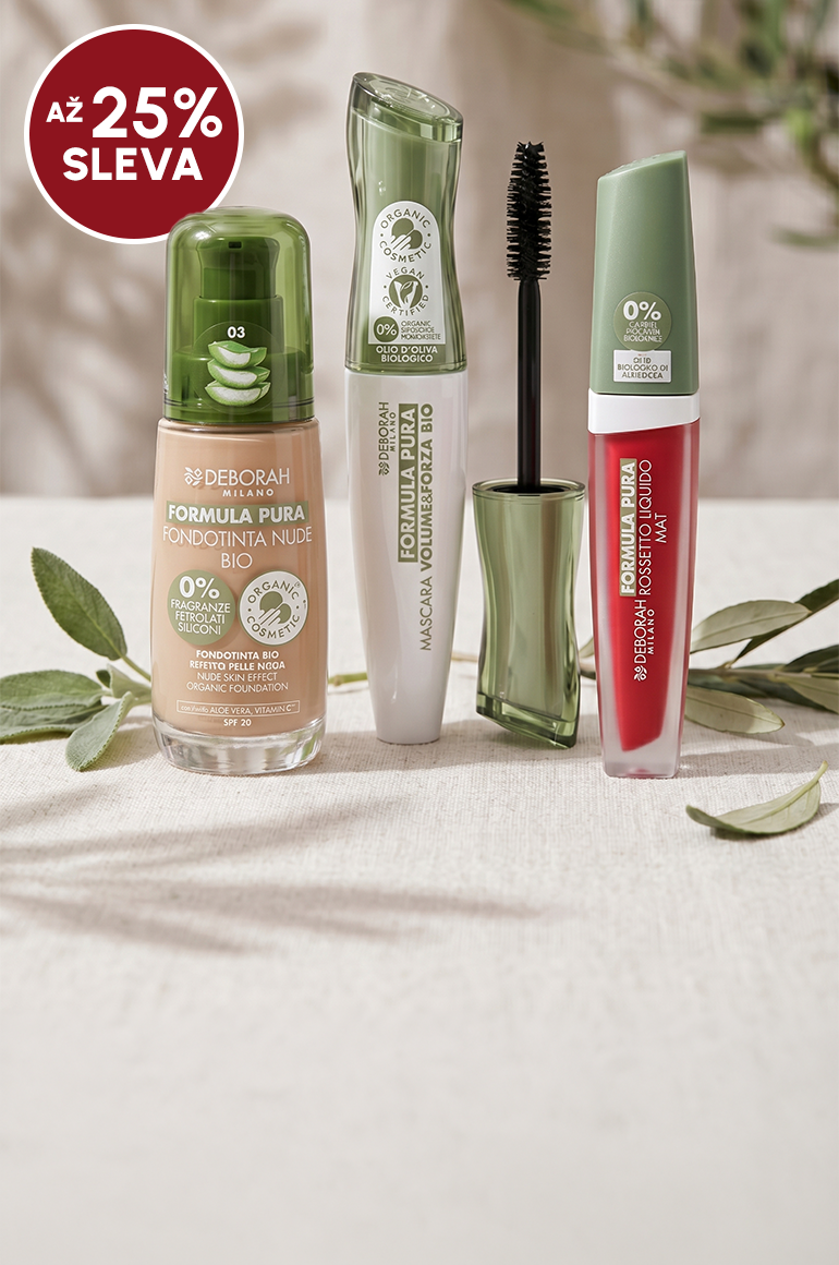 Až -25 % na vše od Deborah Milano Formula Pura