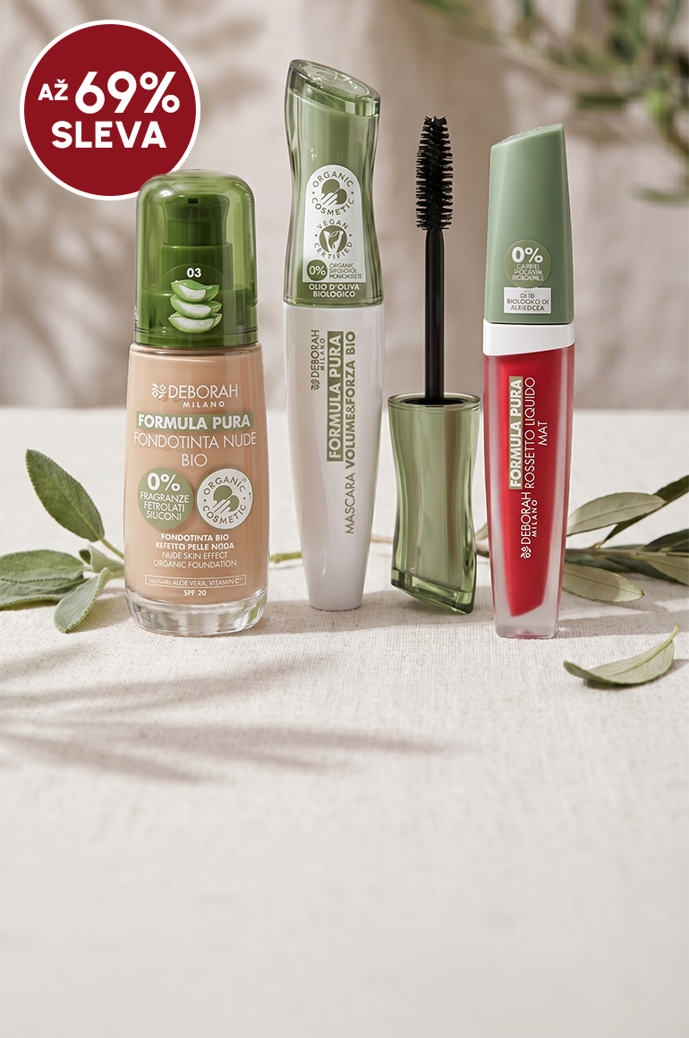 Až -69 % na vše od Deborah Milano Formula Pura