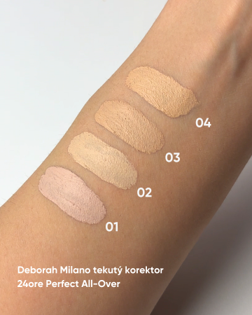 Deborah Milano tekutý korektor 24ore Perfect All-Over, 4,98g