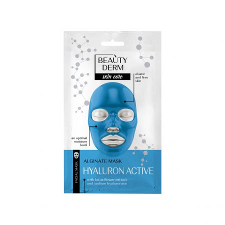 Beauty Derm aktivní alginátová maska s kyselinou hyaluronovou, 20g