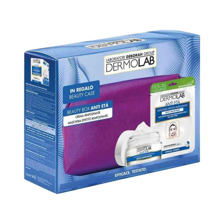 DermoLab dárková sada anti-age, krém a pleťová maska, 2ks