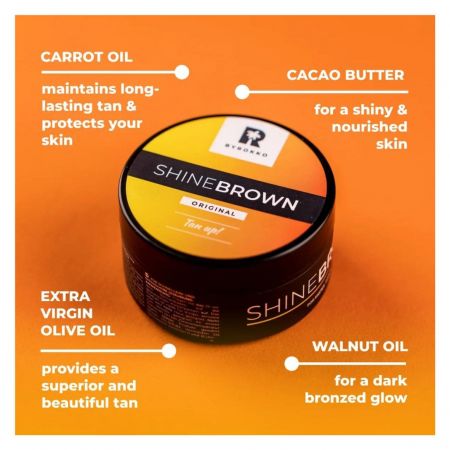 ByRokko přípravek k urychlení a prodloužení opálení Shine Brown Tan Up!, 210ml