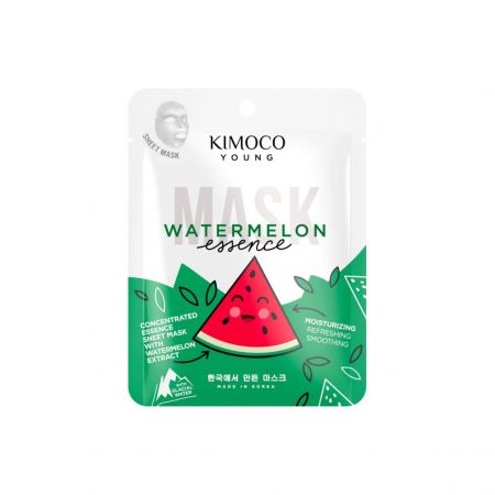 Kimoco Young hydratační pleťová maska s extrakty z melounu a ledovcovou vodou, 25ml