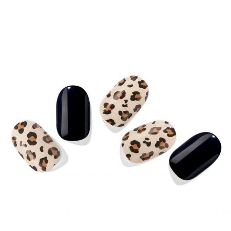 ÉDGEU gelové nalepovací nehty, Leopard Black