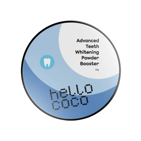 hello coco prášek na bělení zubů Booster, 30g