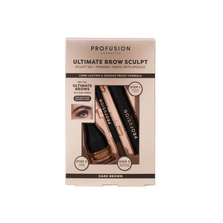 Profusion set na úpravu obočí Ultimate Brow Sculpt, 0,07g + 1,8g + 4ml 