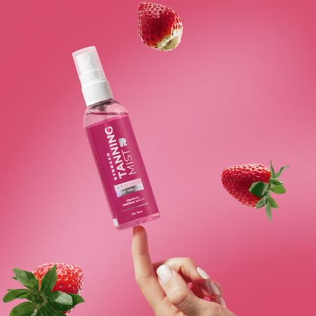 Byrokko samoopalovací mlha na obličej, Jahoda,  100ml