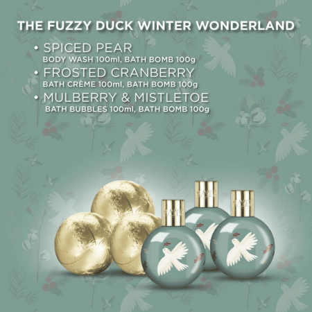 Baylis & Harding dárková sada koupelové péče - Zimní království - The FUZZY DUCK, 6ks