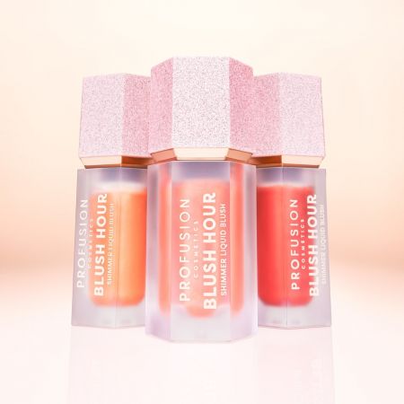 Profusion třpytivá tekutá tvářenka Shimmer Blush Hour, Berry Mimosa, 6ml