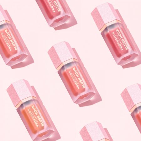 Profusion třpytivá tekutá tvářenka Shimmer Blush Hour, Berry Mimosa, 6ml