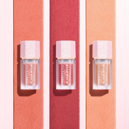 Profusion třpytivá tekutá tvářenka Shimmer Blush Hour, Berry Mimosa, 6ml