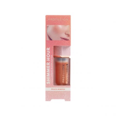 Profusion třpytivá tekutá tvářenka Shimmer Blush Hour, Peach Mimosa, 6ml
