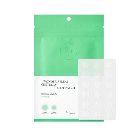 Purito Seoul neviditelné hojivé náplasti na akné, Wonder Releaf Centella Spot Patch, 51ks