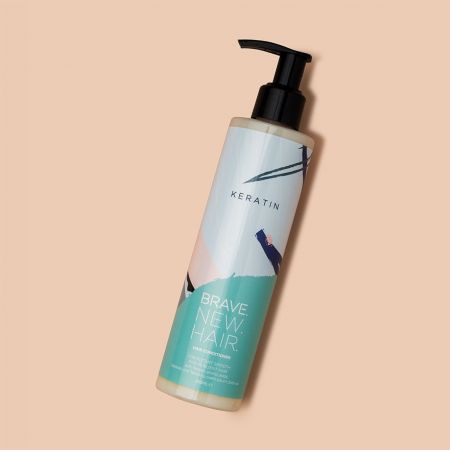 Brave New Hair kondicionér s keratinem na nepoddajné, hrubé a suché vlasy, Keratin, 250ml