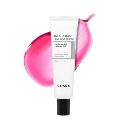 COSRX pleťový exfoliační peeling s panthenolem a kyselinami AHA BHA PHA LHA 35, 30 ml