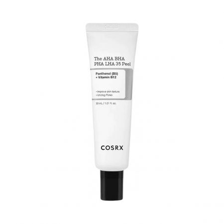 COSRX pleťový exfoliační peeling s panthenolem a kyselinami AHA BHA PHA LHA 35, 30 ml