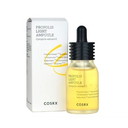 COSRX intenzivní pleťové sérum s propolisem pro rozjasnění a hydrataci Full Fit Propolis Light Ampoule, 30ml 