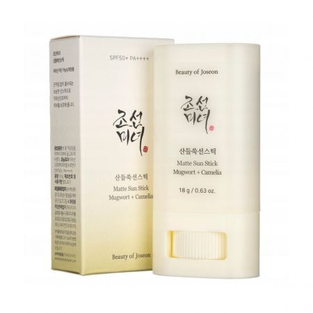 Beauty of Joseon matující tyčinka na ochranu proti slunci s SPF50+ PA++++ Matte Sun Stick Mugwort+Camelia, 18g