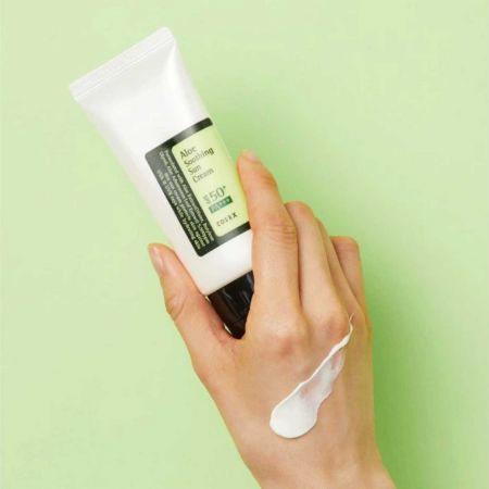 Cosrx hydratační, ochranný krém na obličej s Aloe Vera SPF 50+/PA+++, Aloe Soothing Sun Cream, 50ml