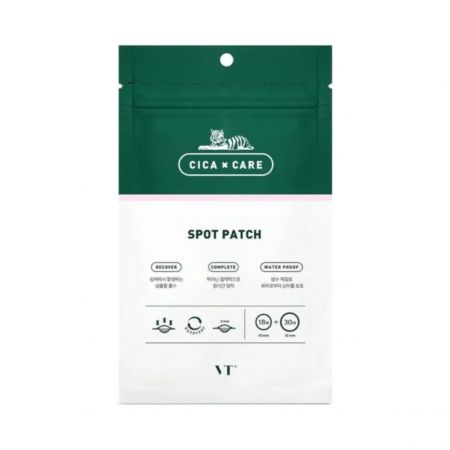 VT Cosmetics zklidňující a hojivé náplasti na akné Cica Spot Patch, 48ks