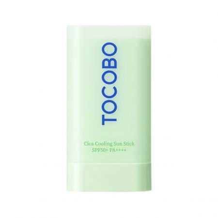 TOCOBO zklidňující pleťový krém s ochranným faktorem Cica Cooling Sun Stick SPF50+, 18 g