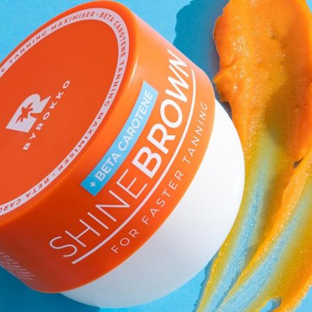 Byrokko opalovací krém s beta-karotenem pro intenzivní a dlouhotrvající opálení Shine Brown, 210ml