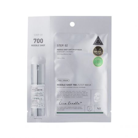 VT Cosmetics dvoufázová pleťová maska Reedle Shot 700 2Step Mask, 1ks