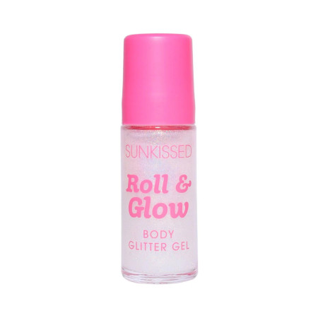 Sunkissed třpytky na tělo v gelovém Roll On, Roll & Glow Body Glitter Gel, 30ml