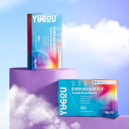 Yugou voňavé ubrousky do sušičky EVER SO SOFTLY, Sweet Breeze, 36ks
