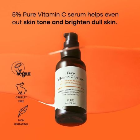 PURITO rozjasňující pleťové sérum s vitaminem C Pure Vitamin C Serum, 60ml