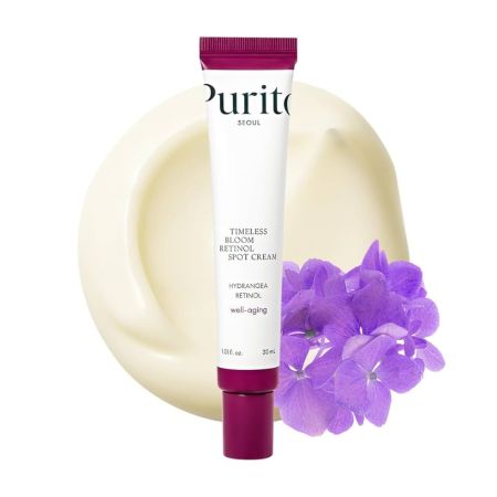 PURITO krém proti vráskám Timeless Bloom Retinol Spot Cream, 30ml