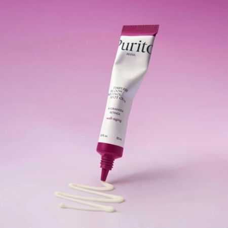 PURITO krém proti vráskám Timeless Bloom Retinol Spot Cream, 30ml