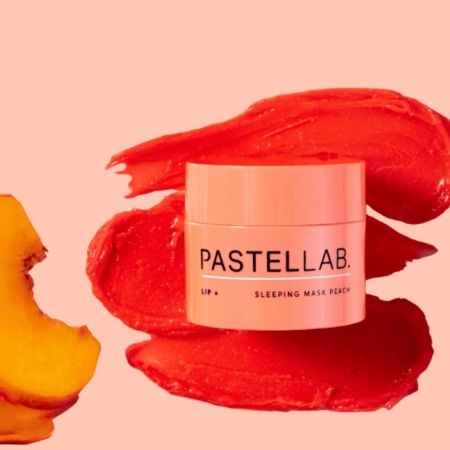 Pastel Cosmetics vyživující noční maska na rty, Pastel Lab Lip Sleeping Mask Peach, 10g
