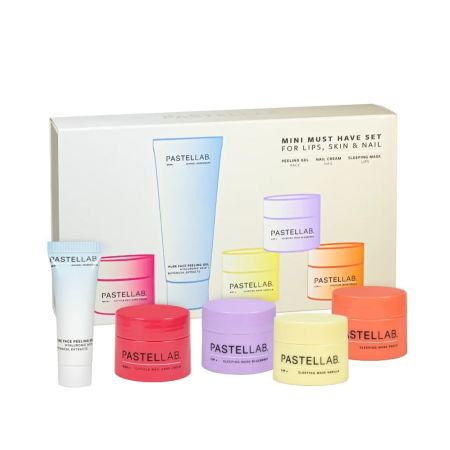 PASTELLAB dárková sada na rty, pleť a nehty, Mini Must Have Set, 5ks