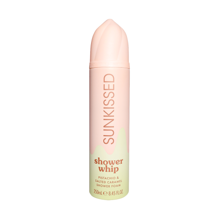 Sunkissed šlehačková sprchová pěna Shower Whip Pistachio & Salted Caramel, 250ml
