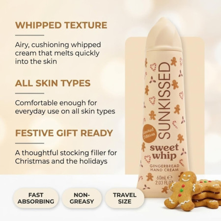Sunkissed šlehaný krém na ruce Gingerbread, 60ml