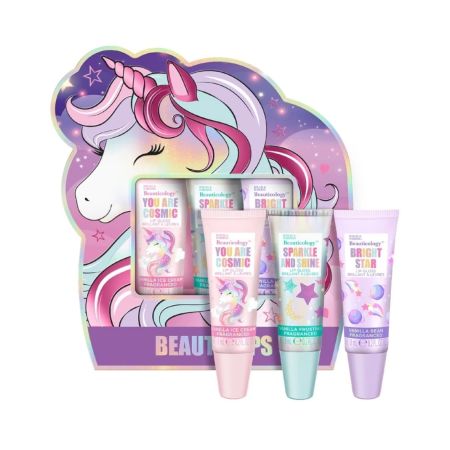 Baylis & Harding dárková sada lesků na rty Unicorn, 3x8ml