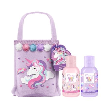 Baylis & Harding dárková sada sprchových produktů v taštičce Unicorn, 2ks