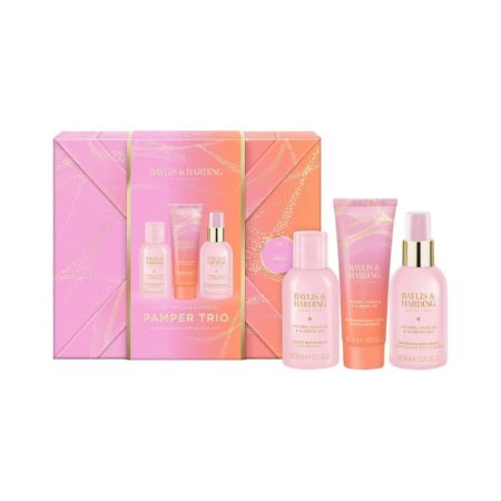 Baylis & Harding dárková sada péče o tělo Jojoba, Vanilla & Almond Oil, 3 ks