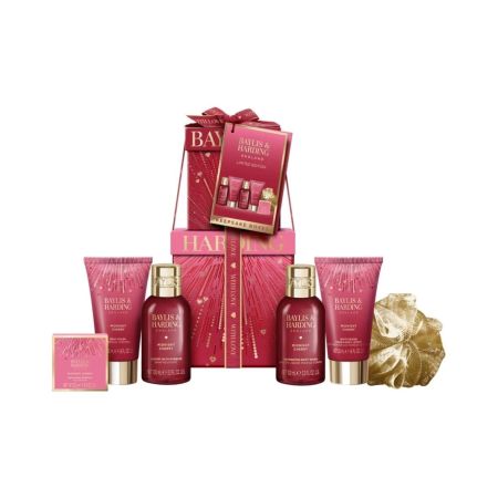 Baylis & Harding dárková sada péče o tělo Midnight Cherry, 6 ks