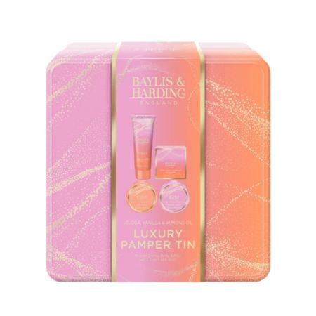 Baylis & Harding dárková sada péče o tělo Jojoba, Vanilla & Almond Oil, 4 ks