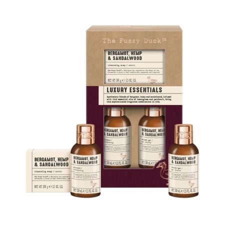 Baylis & Harding dárková sada péče o tělo Bergamot, Hemp & Sandalwood, 3 ks