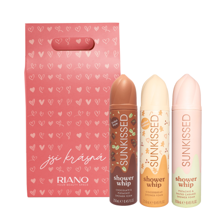 Sunkissed dárková sada šlehačkových sprchových pěn I.