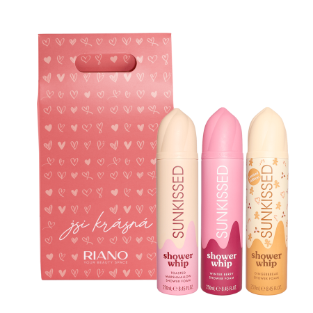 Sunkissed dárková sada šlehačkových sprchových pěn II.
