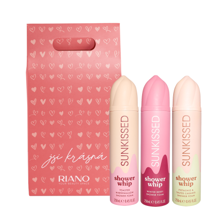 Sunkissed dárková sada šlehačkových sprchových pěn III.