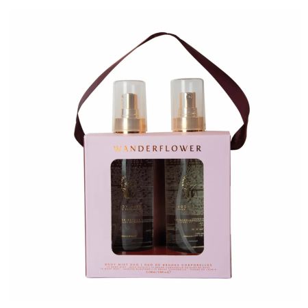 Wanderflower dárková sada tělových mlh Rose Petals & Jasmine Blossom,2ks