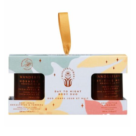 Wanderflower dárková sada tělový krém a tělové máslo, Day to Night Body Duo, 2ks