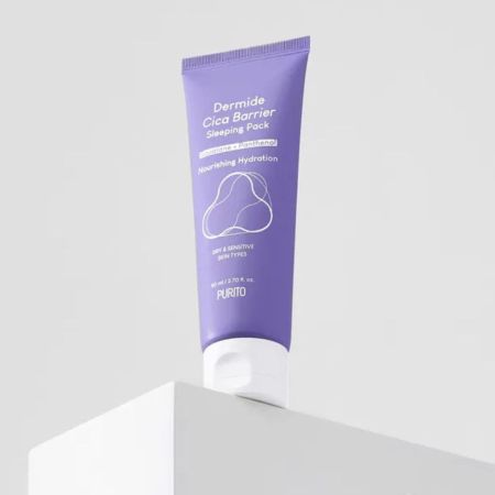 Purito Seoul noční pleťová maska s ceramidy Dermide Cica Barrier Sleeping Mask Pack, 80ml