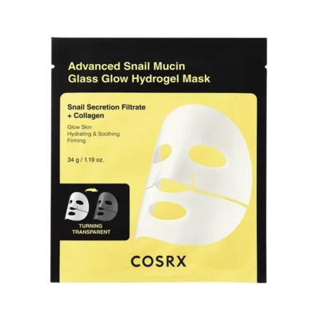 COSRX hydratační hydrogelová maska Snail Mucin Glass Glow, 1 ks