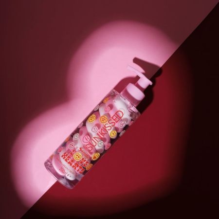 Sunkissed tělový krém Love Hearts Body Lotion, Blackcurrant, 200ml